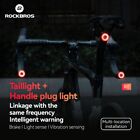 Rockbros Bike Tail Light Smart Brake Sensing Handle Plug Rear Light Assembly