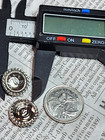 Chanel Buttons Silver Buttons 16 Mm Set Of 2 Pcs - Send Message About Shipping