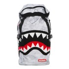 Brand New Sprayground Chenille White Marble Shark Top Loader Bag