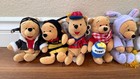 Lot Of 10 Winnie The Pooh Theme Mini Bean Bag Plush Nwt Disney Store Exclusive