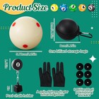 Billiards Cue Ball 2-1 4  Practice Training Artifact With Snooker Pool Cue Chalk