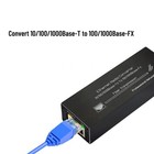 1 Pair Mini Sfp Optic Transceiver 1000mbps Converter Ethernet Rj45 Fiber Lc Sm