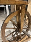All Wooden Vintage Looking Bicycle Console Or Entry Table