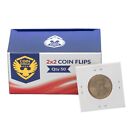 1000 Small Dollar 2x2 Premium Cardboard Coin Holders  1 Paper Flip Storage Bulk