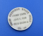 Nasa Coin Medal  65 Vtg Gemini Iv 4  Ed White   1st Space Walk  made In Italy