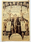 Vtg 1930 Waistline Foundations Sexy Women Sepia Print Ad Girdles 9x13-1 4 Mwc 63