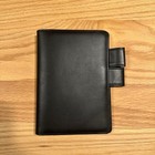 Hobonichi Techo A6 Planner Cover Black Genuine Leather - Used   Some Scratches