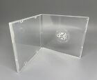 50 New 3  Mini Cd Dvd Slim Poly Case W sleeve  Patented M-lock Hub  Fd-1013