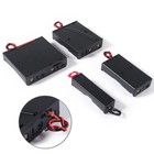 12pcs 18650 Battery Holder Bundle With Wire 1 2 3 4 Slot Black Plastic Case 3 7v