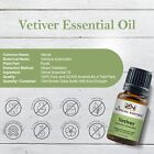 Vetiver Essential Oil 100  Pure Natural Therapeutic Grade