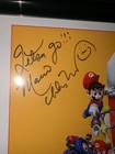 Charles Martinet Signed Super Mario Framed Print Autograph Nintendo