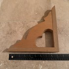 Pair Of Unfinished Victorian Design Wood Corbels  shelf Brackets  Approx  9   x 9   