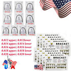 Dental Orthodontic Bracket Braces Roth mbt 345 Hooks  super Arch Wire Niti Round