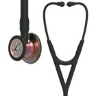 Littmann Cardiology Iv Stethoscope - Black Tube   Rainbow black Finish   6165