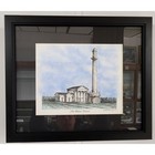 Signed Lithograph    the Water Tower    Wadia Newman Louisville Landmark Framed Art