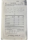 Vintage 50s Butterick 7673 Sewing Pattern Large Neck 16-16 5 Men s Shirt Cut 