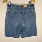 Vintage Ll Bean High Rise Denim Shorts Womens 29 Waist Medium Wash Made In Usa