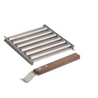 Stainless Steel Hot Dog Roller Grilling Rack Basket Sausage Grill Cooker Tool