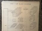 Original   Authentic Cray Research Y-mp Block Diagram 34  X 22  Rare  Poster 
