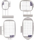 Versatile 4 Hoops Set For Brother   Baby Lock Embroidery Machines - Sa437 sa441