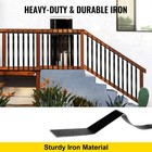 Deck Balusters Metal Deck Spindles 26 Pack 32 25in Iron Stair Railing