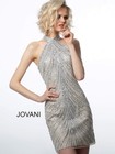 Jovani  3834 Nude silver Size 8 Short Dress  Originally  528  Sold-out Online