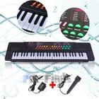 54 Key Electronic Keyboard Kid Digital Piano Organ W mic adapter Christmas Gift