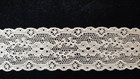 Vintage antique  White  Cotton Insertion  Lace  6 Yards