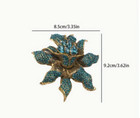 Flower Pin Brooch Statement Spring Fashion Jewelry Fast Free Ship 3 6 Inch