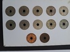British Mandate Coins Of Palestine   set Of 12 Coins  10 Mils 1927-1946