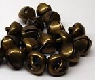 Lot 25 Antique Brass Finish Jingle Bells  12mm Primitive Steampunk Approx 1 2 