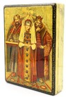 Vintage Fedoskino Beautiful Large Lacquer Box  Hand Painted  Signed By Author 