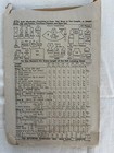 Rare Vintage 1930 s Doll Dress Pattern