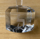 Baccarat 3 5  Crystal Dreidel Figurine - France - With Tag