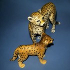 Schleich Female Cheetah   Cub Figure Jaguar 14614 Safari Figure 2009 Retired Toy