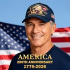 Patriotic Usa 250th Anniversary Baseball Cap Adjustable For Men   Women