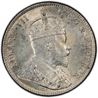 British Ceylon  1910 Edward Vii 25 Cents  Pcgs Ms 62  800 000 Mintage 
