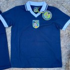 2000s Ronaldinho Gaucho Kids Polo   Shorts Set Size 8 Brazil Soccer Authentic