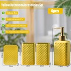 Jessie Bathroom Accessories Set 3 Or 4-piece Ceramic Bathroom Accessory Setsoap
