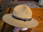 Vntg Stratton Self Forming Park Ranger   Law Enforcement Summer Dress Hat 7 1 8 