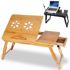 Foldable Laptop Desk Bed Notebook Desk Breakfast Tray Bed Desk Bedroom Table