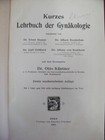 1904 Antique German Medical Hardcover Book Textbook     Gynecology Rare