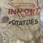 In N Out Burger Vintage Potato Sack Bag  1