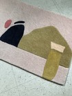 Cold Picnic 2x3 Rug A Village Under Water Tufted Wool