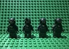 Custom Printed Lego Mini Figure  4x  Tactical Military Team