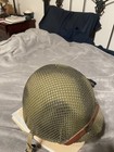 Wwii Us M-1 Frnt  Seam Convert  M  D-bale 517th  Para Helmet   Firestone Liner 