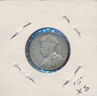 Mauritius -  1936 - 1 4 Rupee - Silver -  3577
