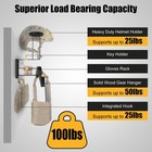 Tactical Gear Stand  Supports 100 Lbs Wall Mounted Police Gear Rack  Heavy-du   