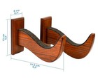 Teslyar Surfboard Paddle Board Rack Holder Hooks Wood Eco Friendly Display