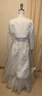 Davids Bridal Satin A-line Rushed  corseted Wedding Gown W jacket   Sz 6   White